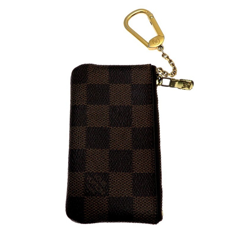 LOUIS VUITTON Authentic Brown Damier Pochette Mini Bag - Picture 2 of 9